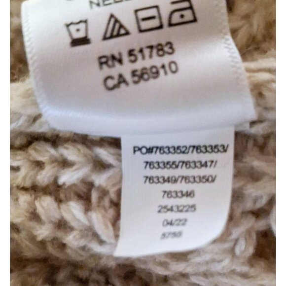 Maurices Open Front Lightweight Knit Cardigan Sweater With 3/4 Sleeves Beige Wom - Picture 8 of 8